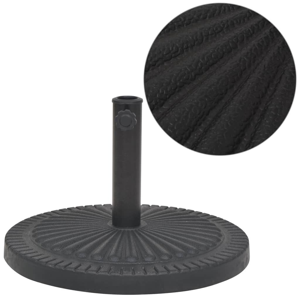 Parasol Base Resin Round Black Parasol Base Resin Round Black