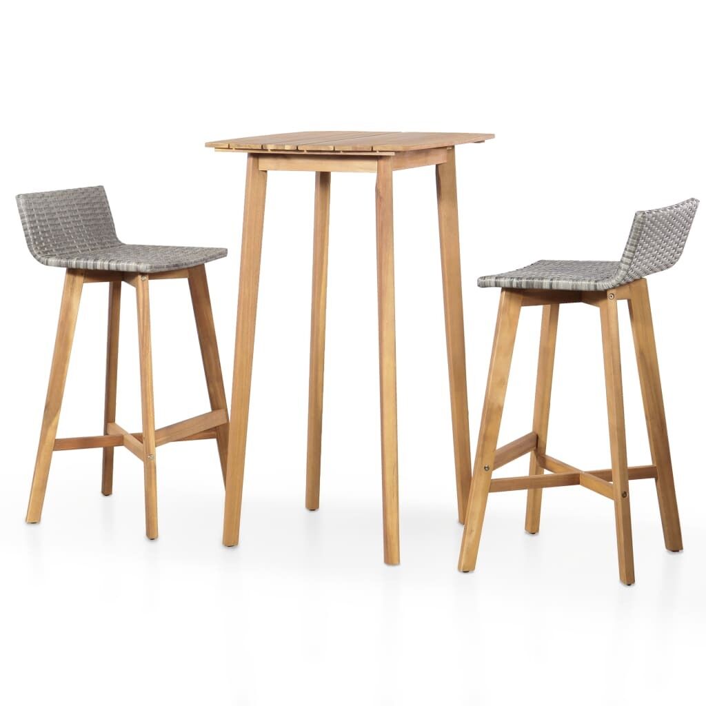 Bar Set Solid Acacia Wood Bar Set Solid Acacia Wood