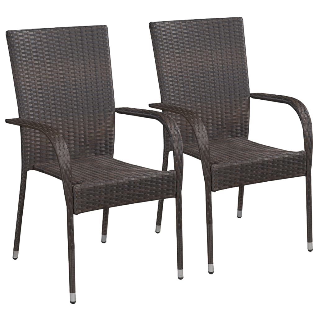 Stackable Outdoor Chairs Poly Rattan Stackable Outdoor Chairs Poly Rattan