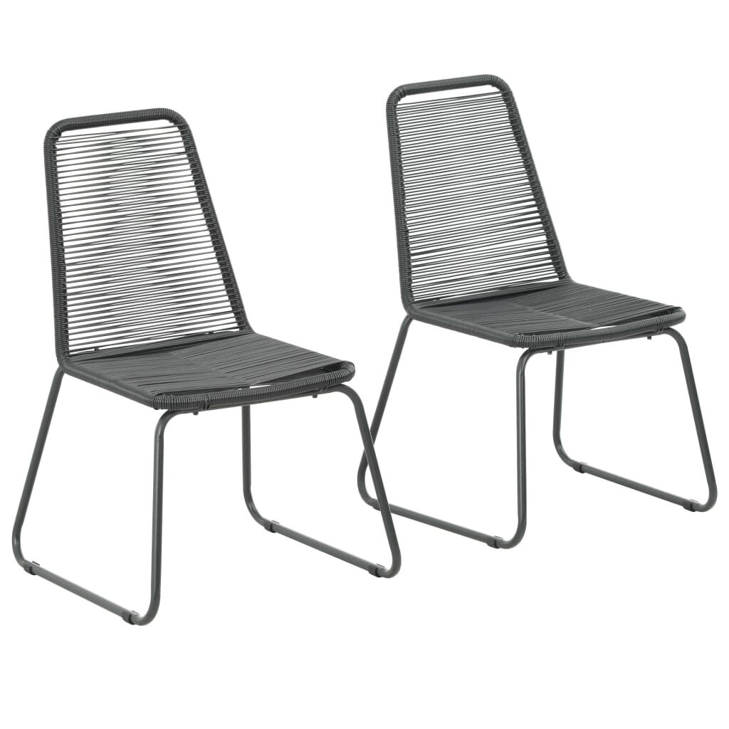 Outdoor Chairs Poly Rattan Black Outdoor Chairs Poly Rattan Black