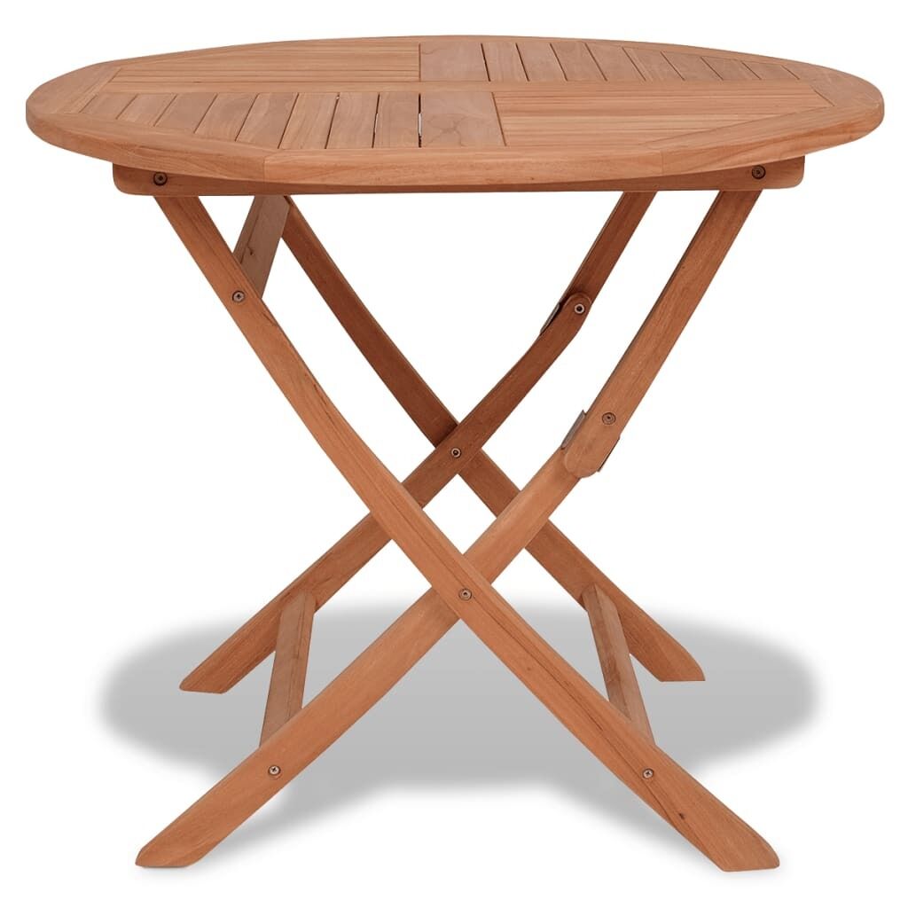 Folding Garden Table 85x76 cm Solid Teak Wood Folding Garden Table 85x76 cm Solid Teak Wood
