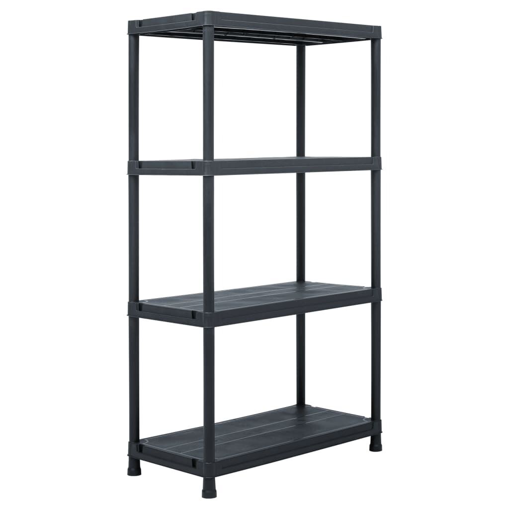 Storage Shelf Rack Black Plastic Storage Shelf Rack Black Plastic