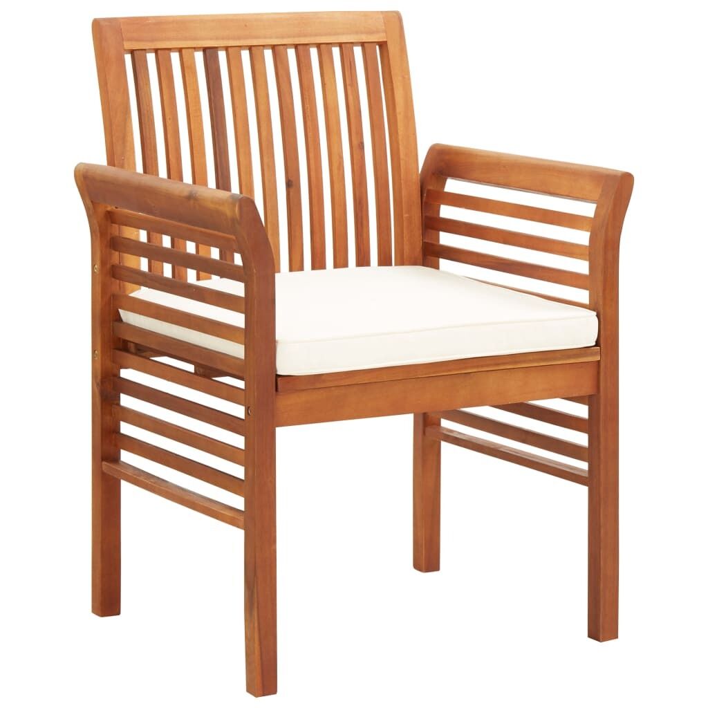 Garden Dining Chair with Cushion Solid Acacia Wood Garden Dining Chair with Cushion Solid Acacia Wood
