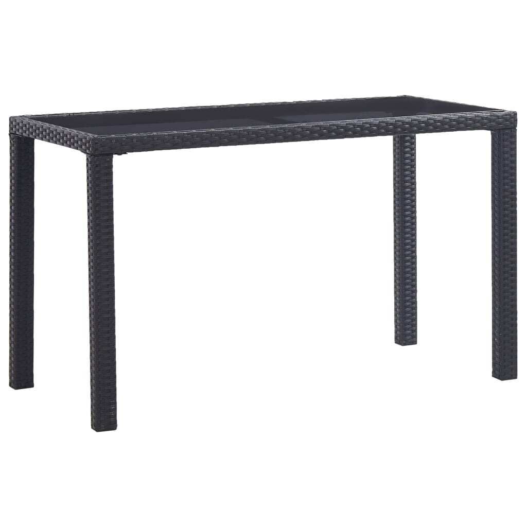 Garden Table 123x60x74 cm Poly Rattan Garden Table 123x60x74 cm Poly Rattan