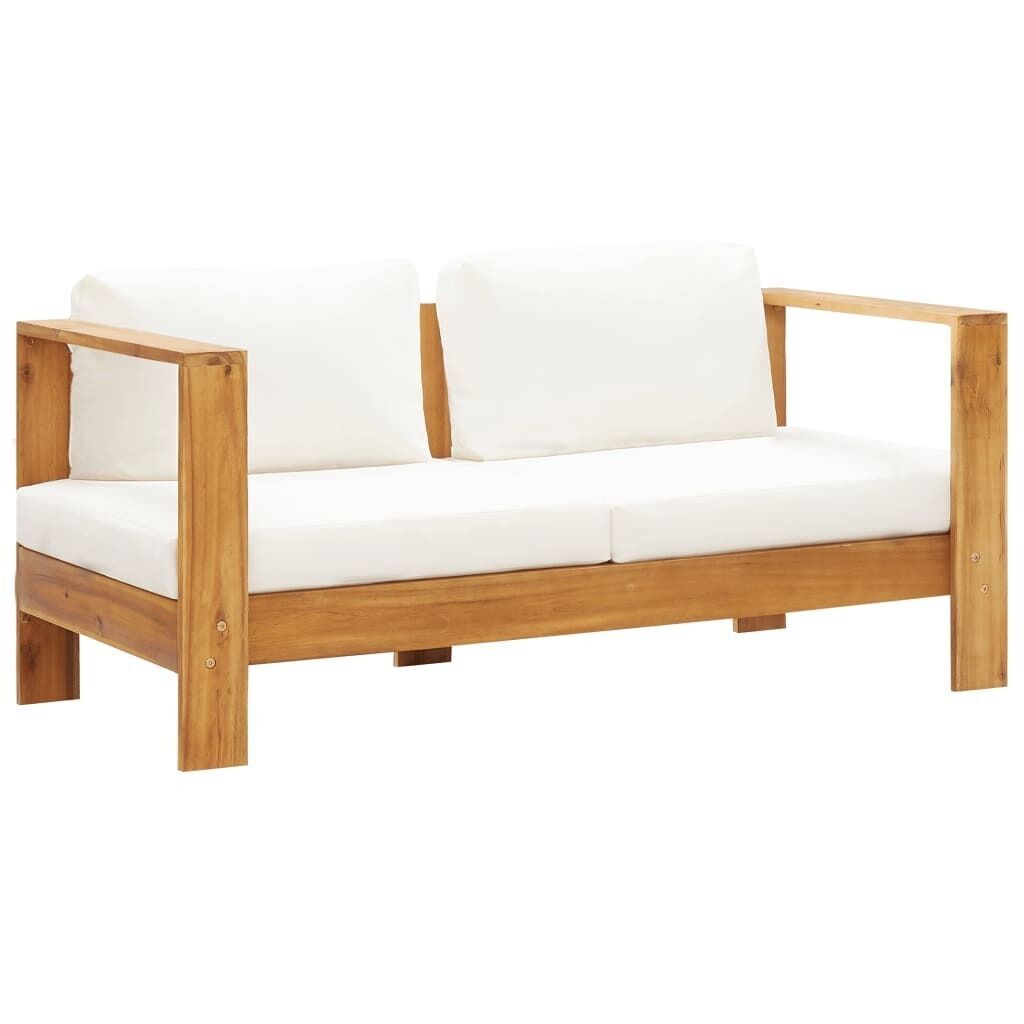 Garden Sofa Bench with Cushions Solid Acacia Wood Garden Sofa Bench with Cushions Solid Acacia Wood
