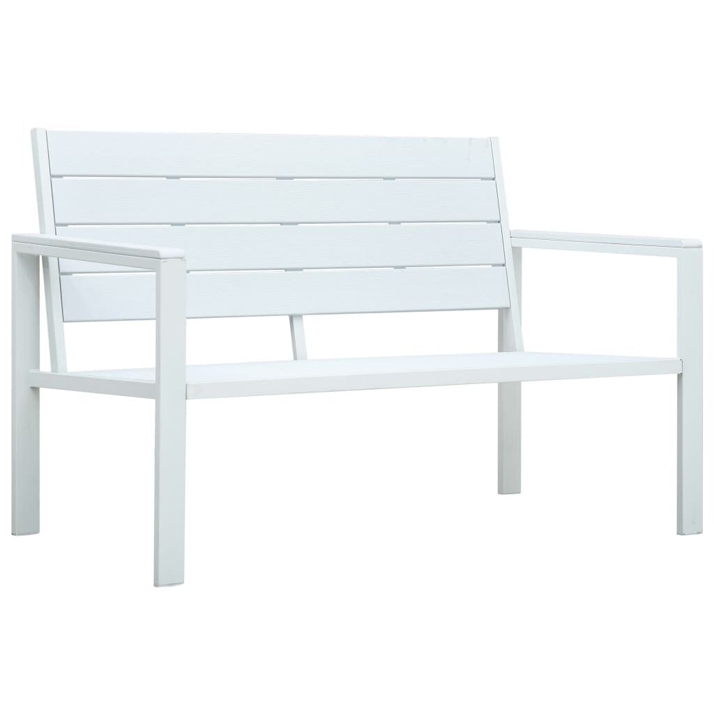Garden Bench 120 cm HDPE Wood Look Garden Bench 120 cm HDPE Wood Look