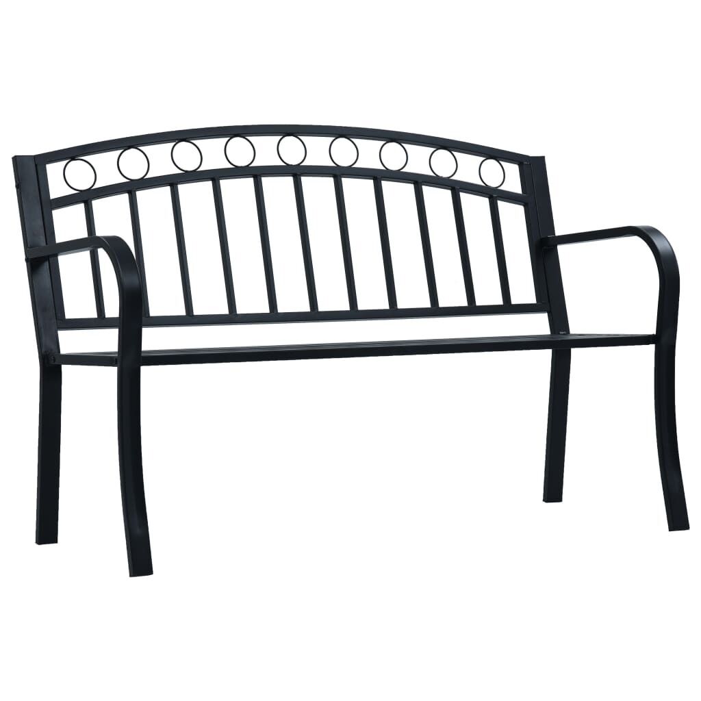 Garden Bench 125 cm Steel Garden Bench 125 cm Steel