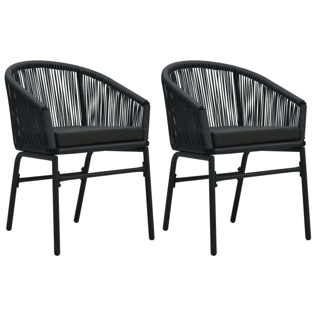 Garden Chairs 2 pcs PE Rattan Garden Chairs 2 pcs PE Rattan