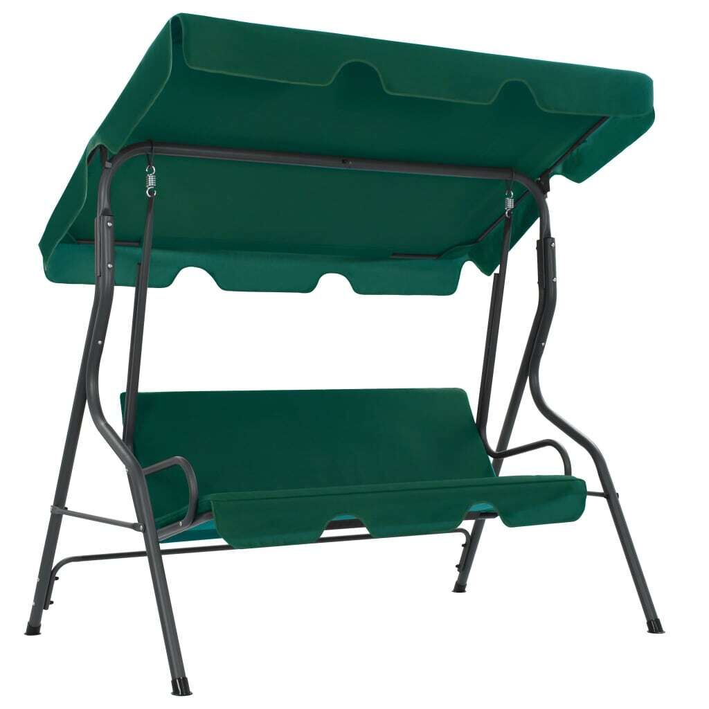 Garden Swing Bench 170x110x153 cm Fabric Garden Swing Bench 170x110x153 cm Fabric