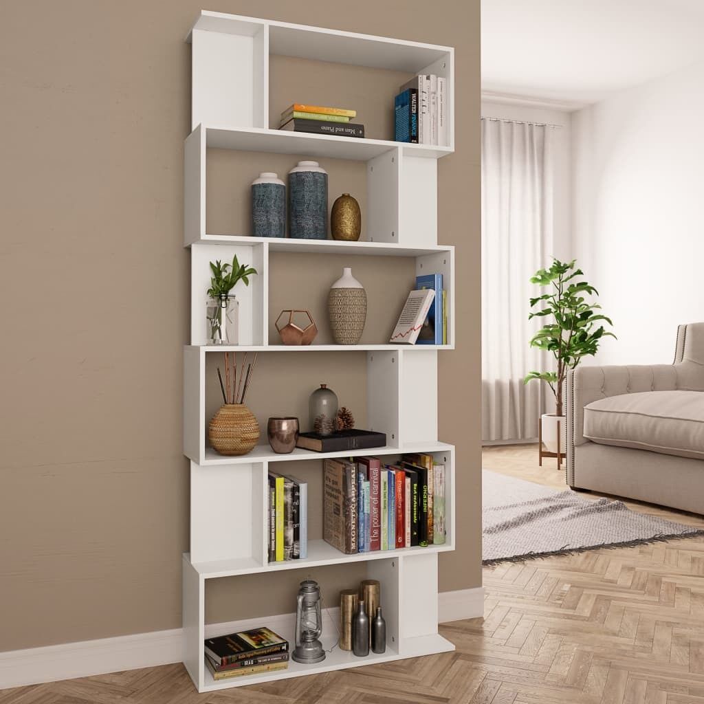 Book Cabinet/Room Divider 80x24x192 cm Engineered Wood Book Cabinet/Room Divider 80x24x192 cm Engineered Wood