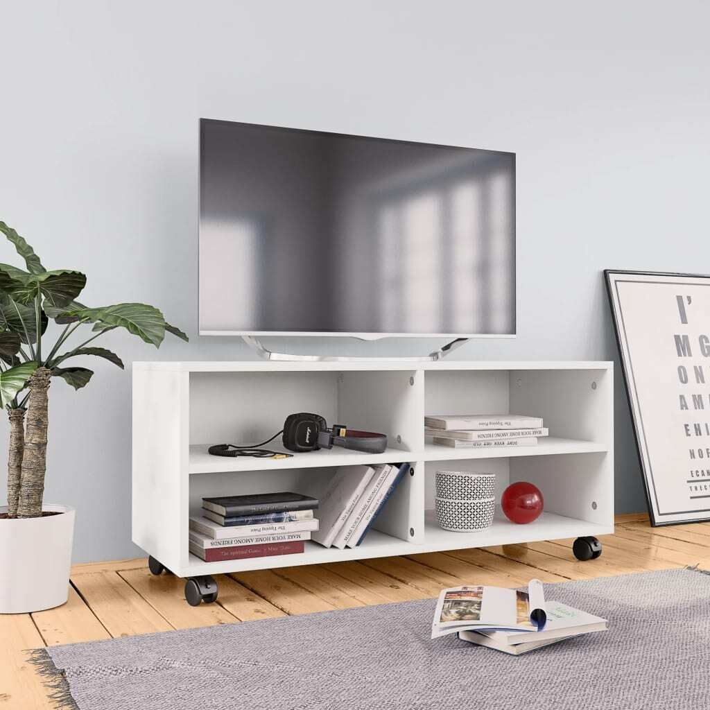 Tarpon TV Cabinet with Castors 90x35x35 cm Engineered Wood Tarpon TV Cabinet with Castors 90x35x35 cm Engineered Wood