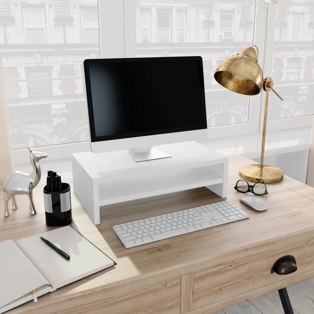 Odenton Monitor Stand 42x24x13 cm Engineered Wood Odenton Monitor Stand 42x24x13 cm Engineered Wood