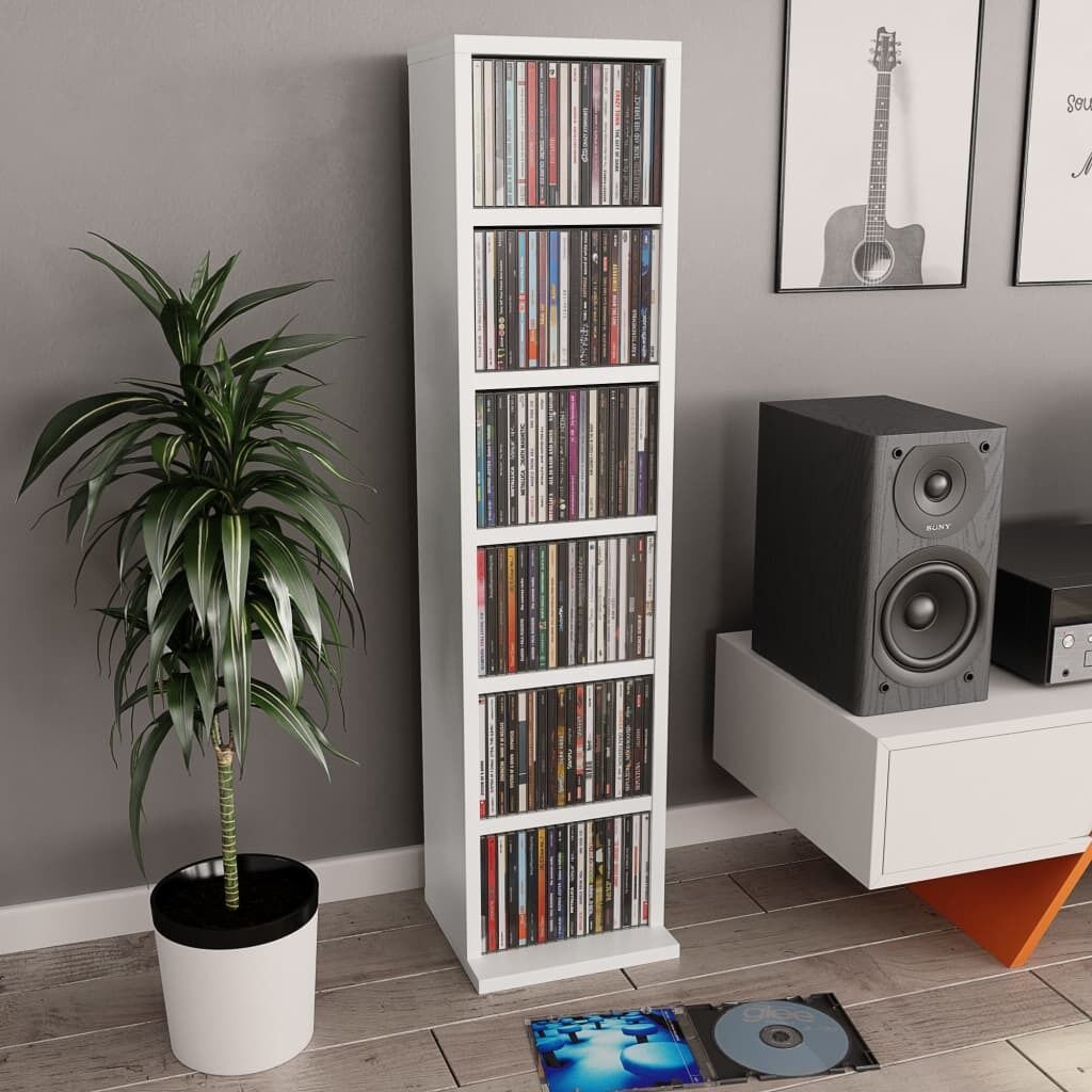 CD Cabinet 21x20x88 cm Engineered Wood CD Cabinet 21x20x88 cm Engineered Wood