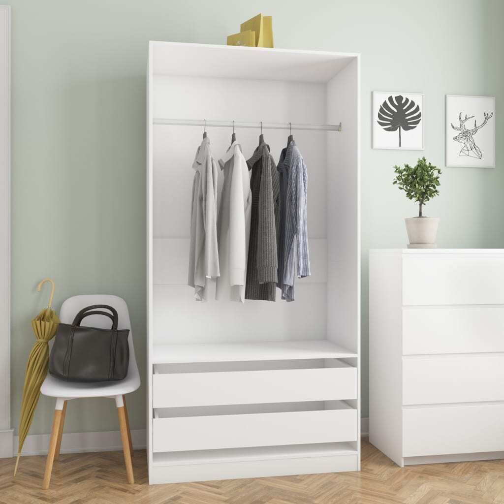 Wardrobe 100x50x200 cm Engineered Wood Wardrobe 100x50x200 cm Engineered Wood