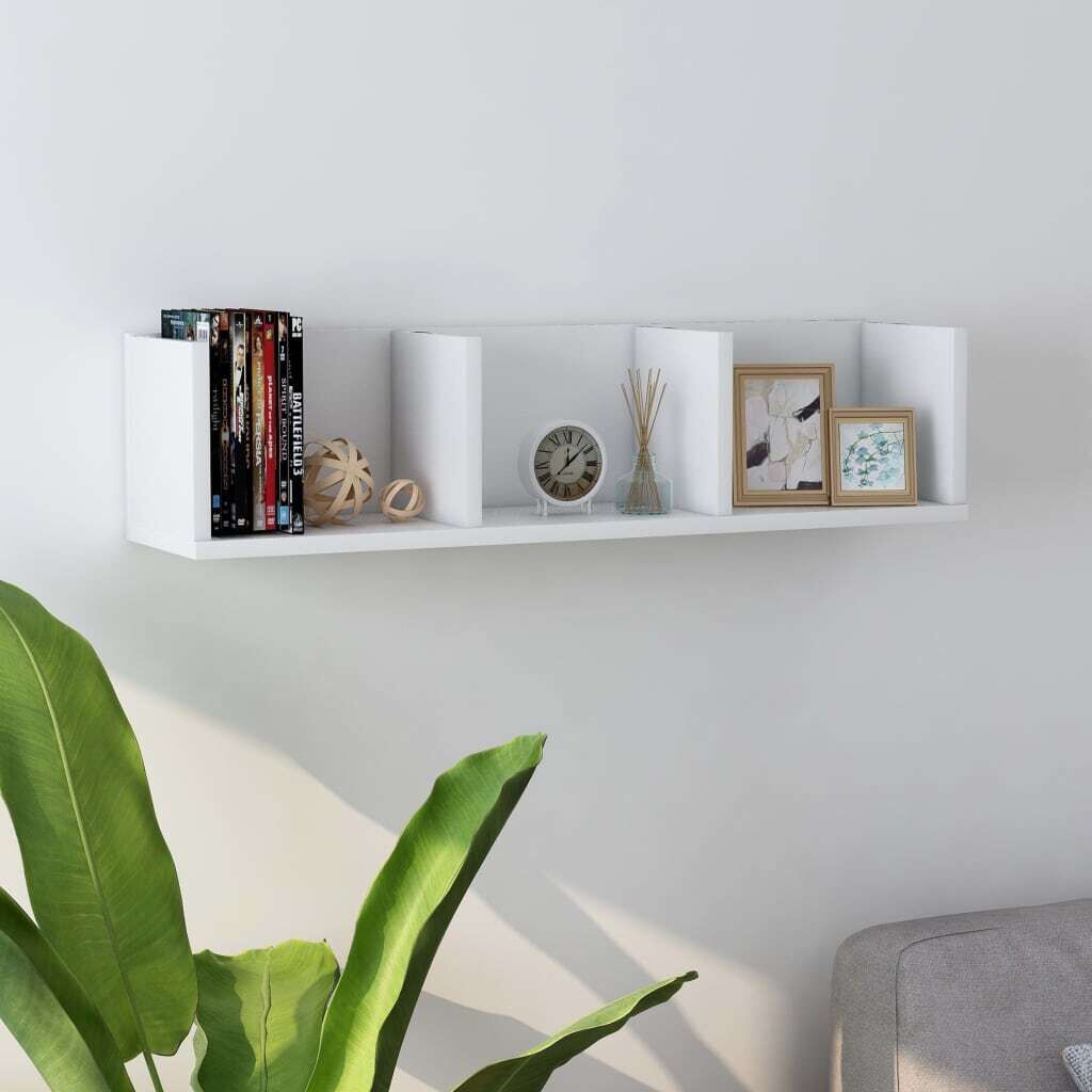 CD Wall Shelf 75x18x18 cm Engineered Wood CD Wall Shelf 75x18x18 cm Engineered Wood