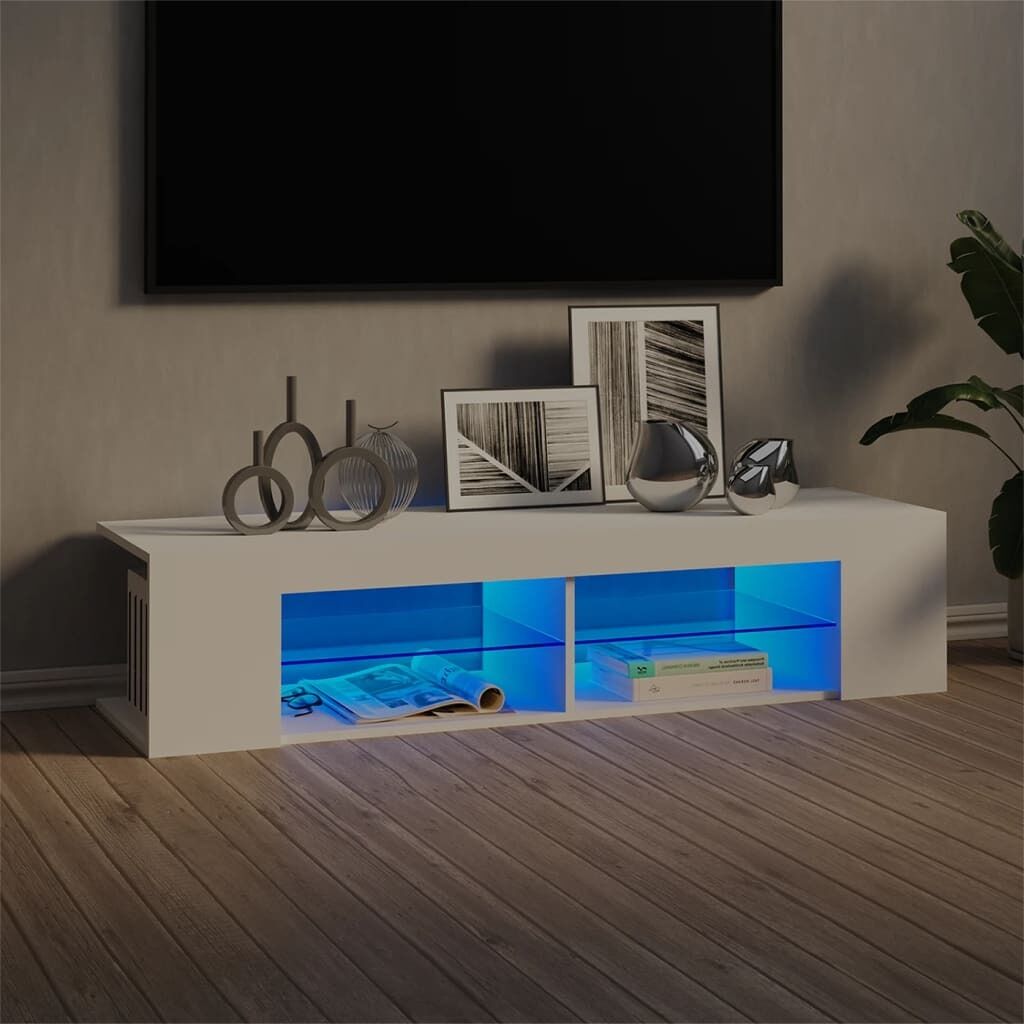 Dorchester TV Cabinet with LED Lights 135x39x30 cm Dorchester TV Cabinet with LED Lights 135x39x30 cm