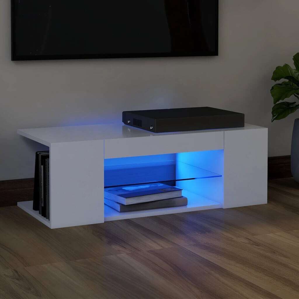Catonsville TV Cabinet with LED Lights 90x39x30 cm Catonsville TV Cabinet with LED Lights 90x39x30 cm
