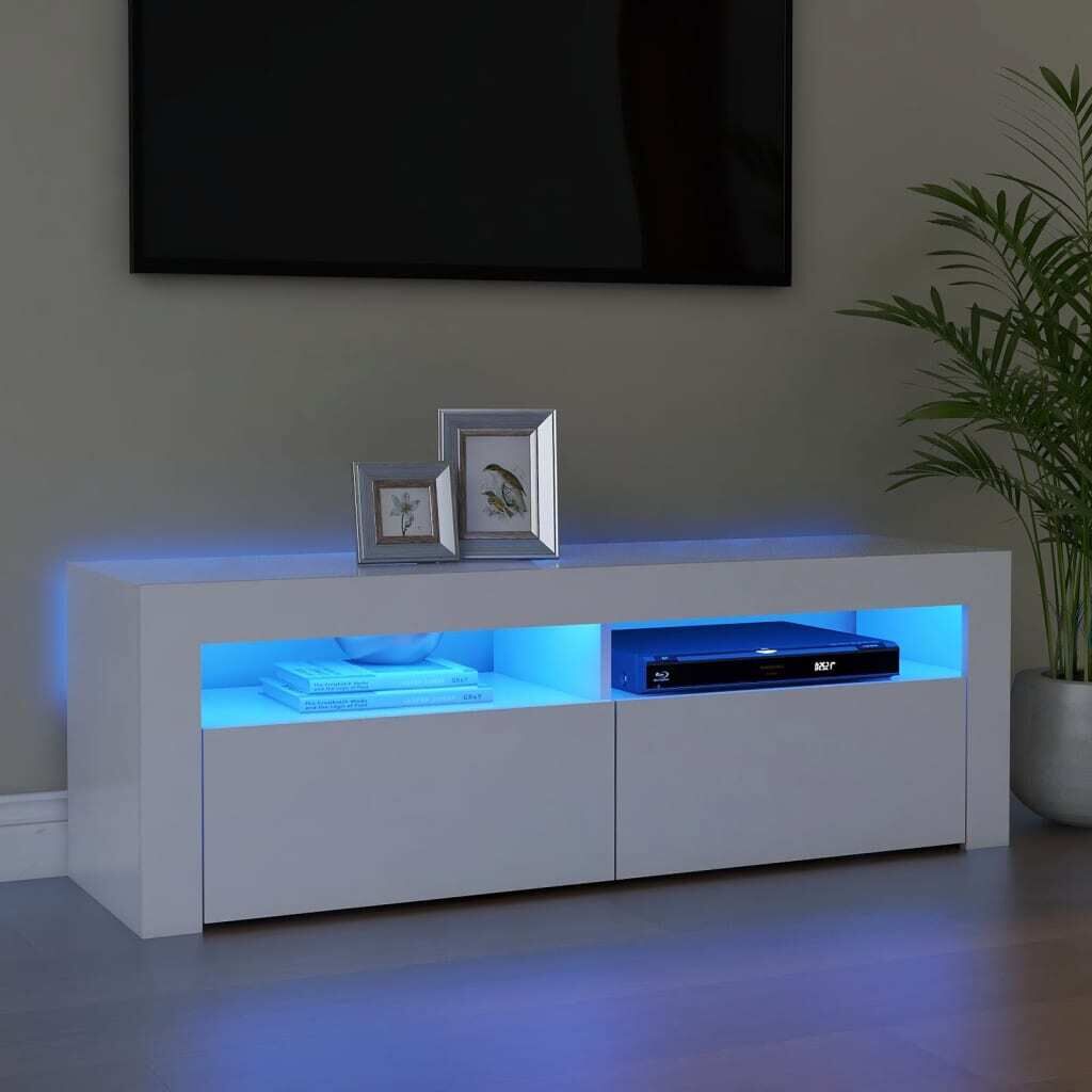 Romsey TV Cabinet with LED Lights 120x35x40 cm Romsey TV Cabinet with LED Lights 120x35x40 cm