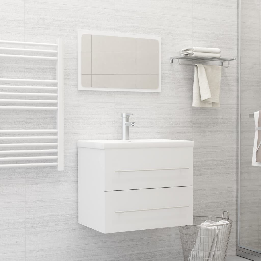 2 Piece Bathroom Furniture Set Engineered Wood 2 Piece Bathroom Furniture Set Engineered Wood