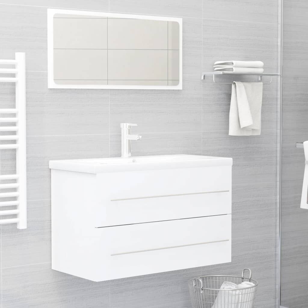 2 Piece Bathroom Furniture Set Engineered Wood 2 Piece Bathroom Furniture Set Engineered Wood