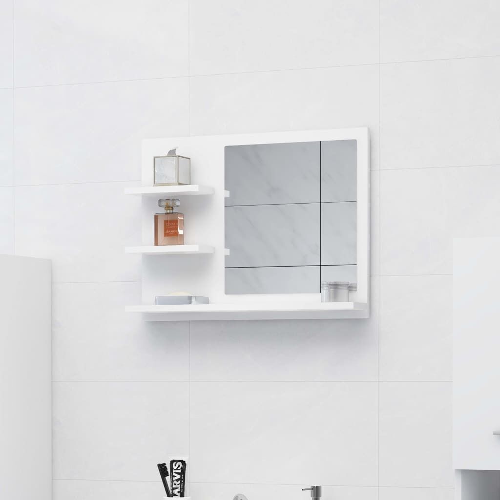 Bathroom Mirror 60x10.5x45 cm Engineered Wood Bathroom Mirror 60x10.5x45 cm Engineered Wood