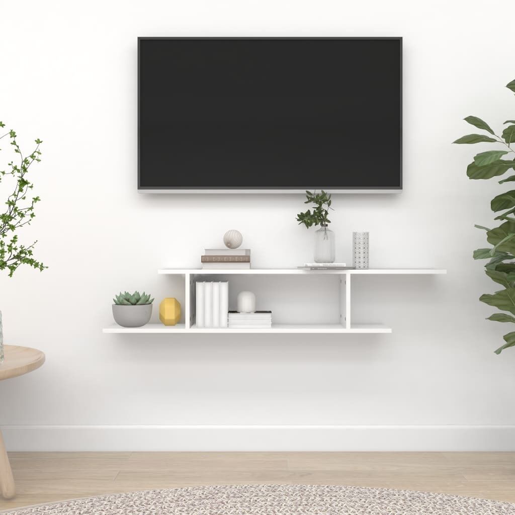 Albertville Wall-Mounted TV Shelf 125x18x23 cm Engineered Wood Albertville Wall-Mounted TV Shelf 125x18x23 cm Engineered Wood