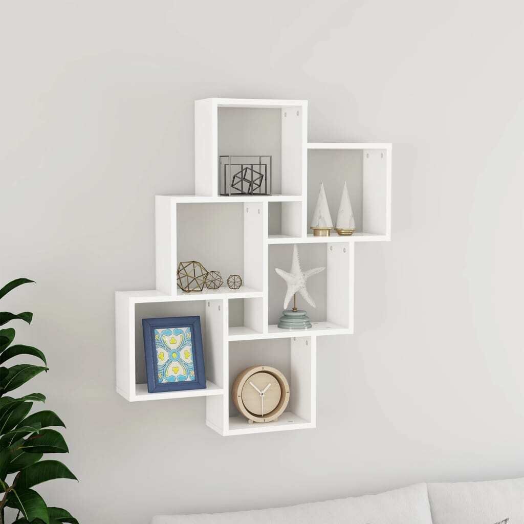 Wall Cube Shelf 78x15x93 cm Engineered Wood Wall Cube Shelf 78x15x93 cm Engineered Wood