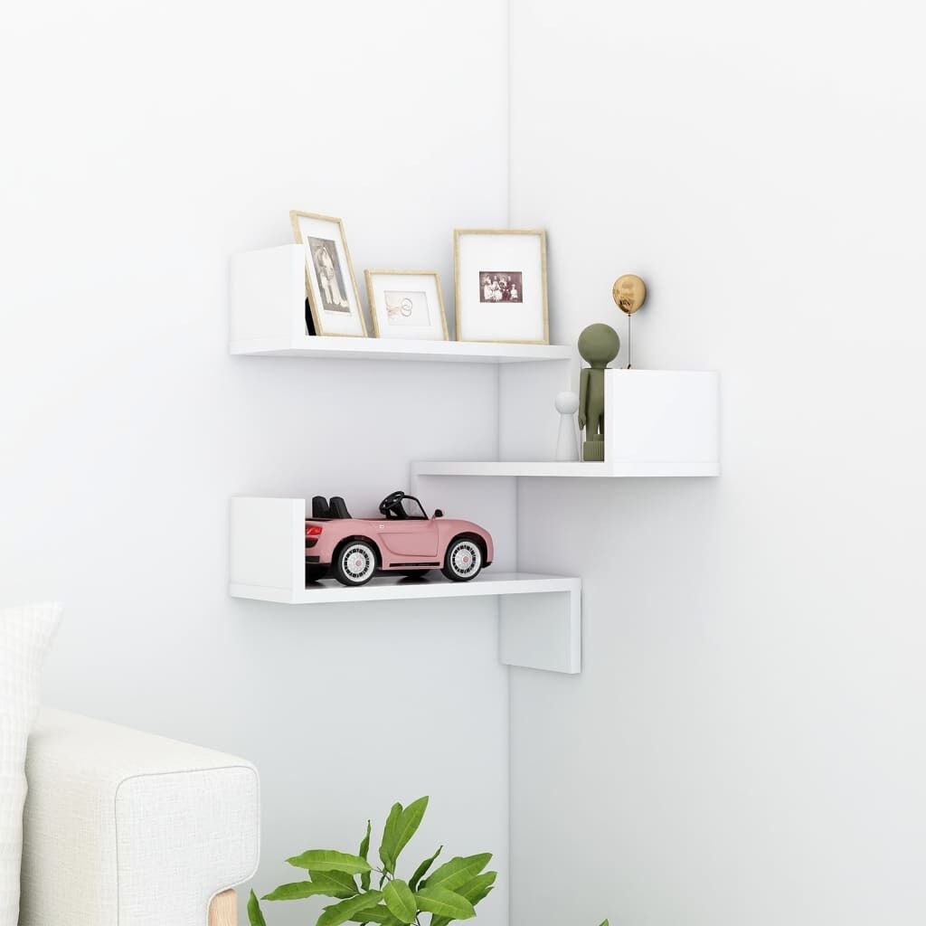 Wall Corner Shelf 40x40x50 cm Engineered Wood Wall Corner Shelf 40x40x50 cm Engineered Wood
