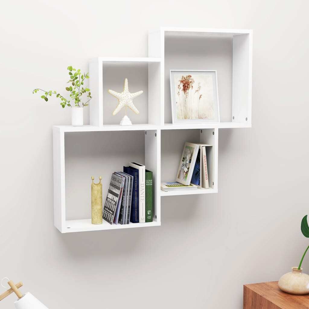 Wall Cube Shelf 80x15x78.5 cm Engineered Wood Wall Cube Shelf 80x15x78.5 cm Engineered Wood