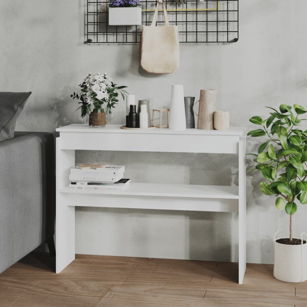 Console Table 102x30x80 cm Engineered Wood Console Table 102x30x80 cm Engineered Wood