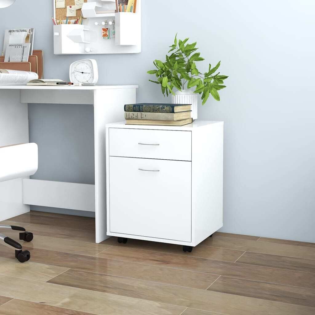 Rolling Cabinet 45x38x54 cm Engineered Wood Rolling Cabinet 45x38x54 cm Engineered Wood