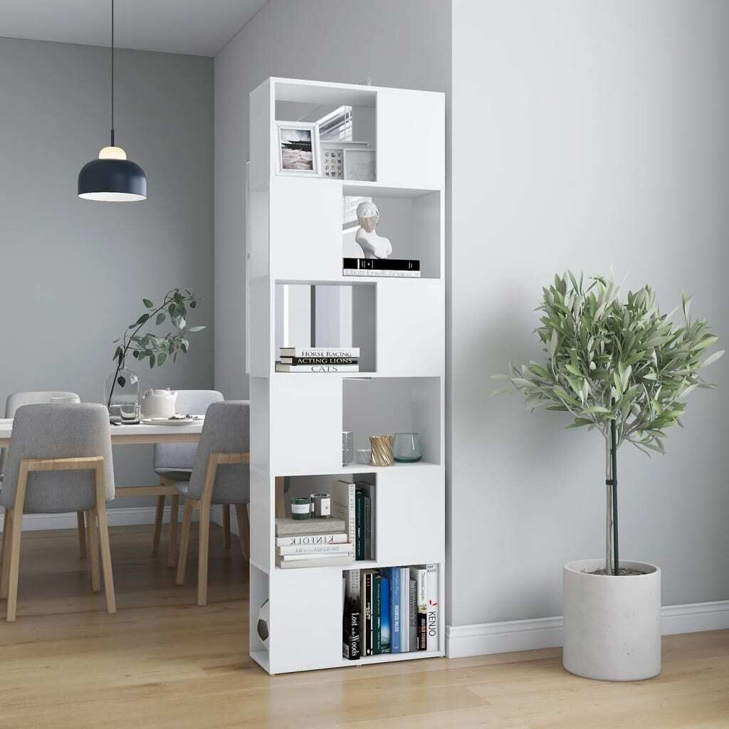 Tyldesley Book Cabinet Room Divider 60x24x186 cm Tyldesley Book Cabinet Room Divider 60x24x186 cm