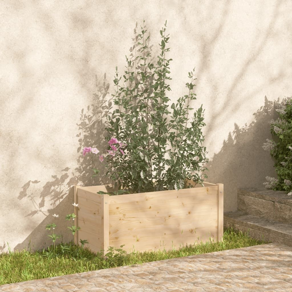 Garden Planter 100x50x50 cm Solid Pinewood Garden Planter 100x50x50 cm Solid Pinewood