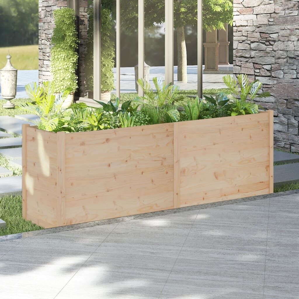 Garden Planter 200x50x70 cm Solid Pinewood Garden Planter 200x50x70 cm Solid Pinewood
