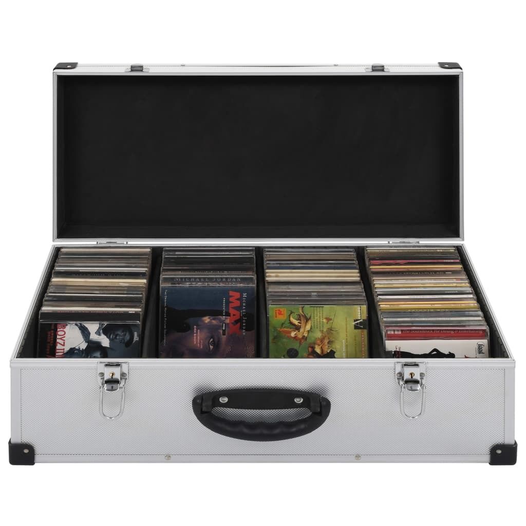 CD Case for 80 CDs Aluminium ABS CD Case for 80 CDs Aluminium ABS
