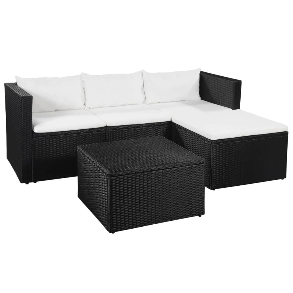 3 Piece Garden Lounge Set Poly Rattan 3 Piece Garden Lounge Set Poly Rattan