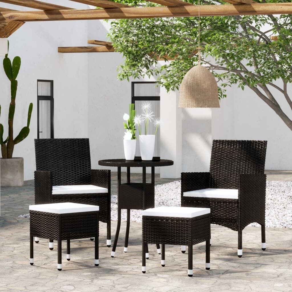 5 Piece Garden Lounge Set Poly Rattan 5 Piece Garden Lounge Set Poly Rattan