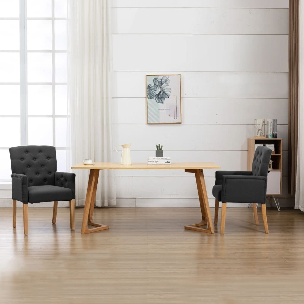 Dining Chair with Armrests Fabric Dining Chair with Armrests Fabric