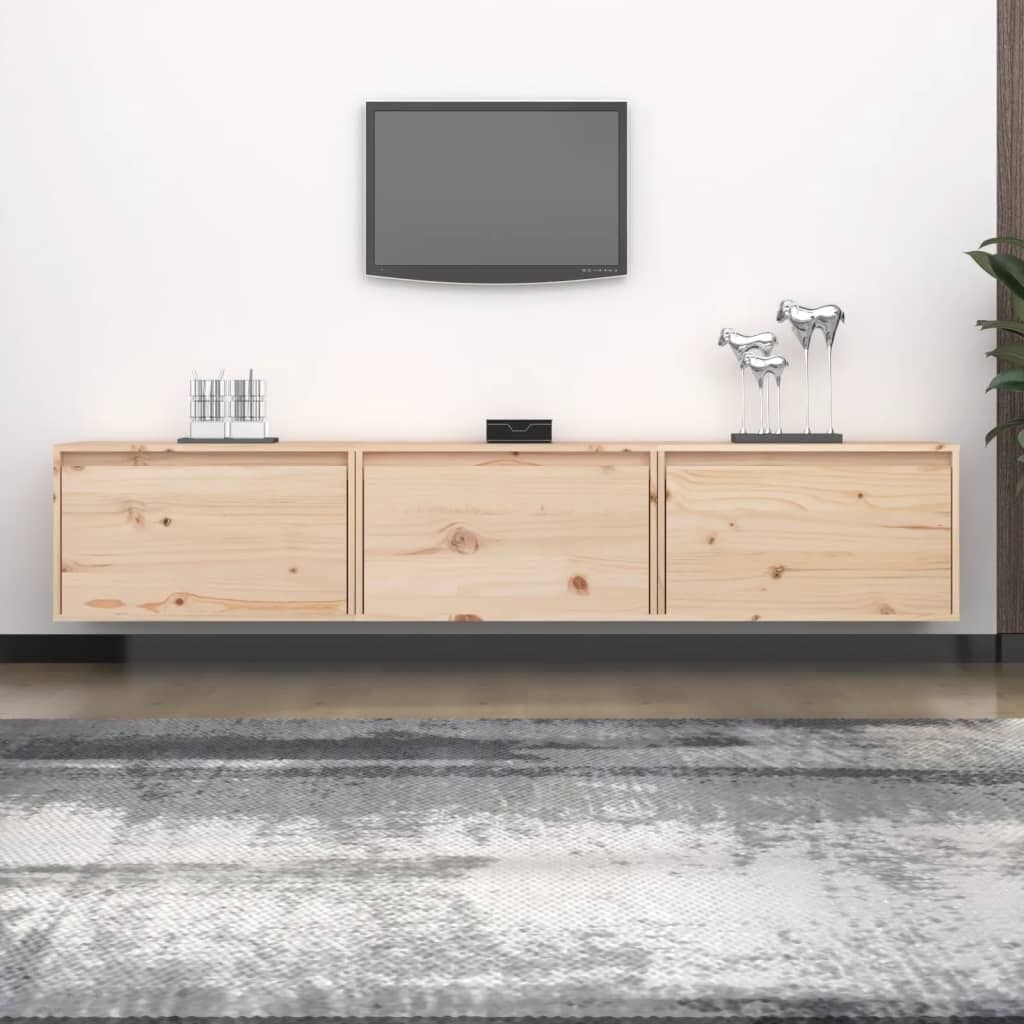 Douglas TV Cabinets 3 pcs Solid Wood Pine Douglas TV Cabinets 3 pcs Solid Wood Pine