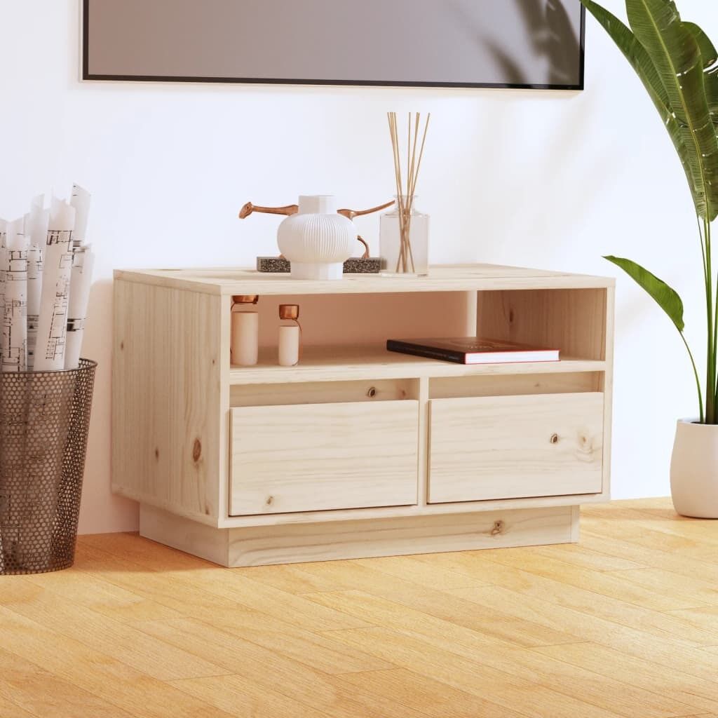 Gonzalez TV Cabinet 60x35x37 cm Solid Wood Pine Gonzalez TV Cabinet 60x35x37 cm Solid Wood Pine