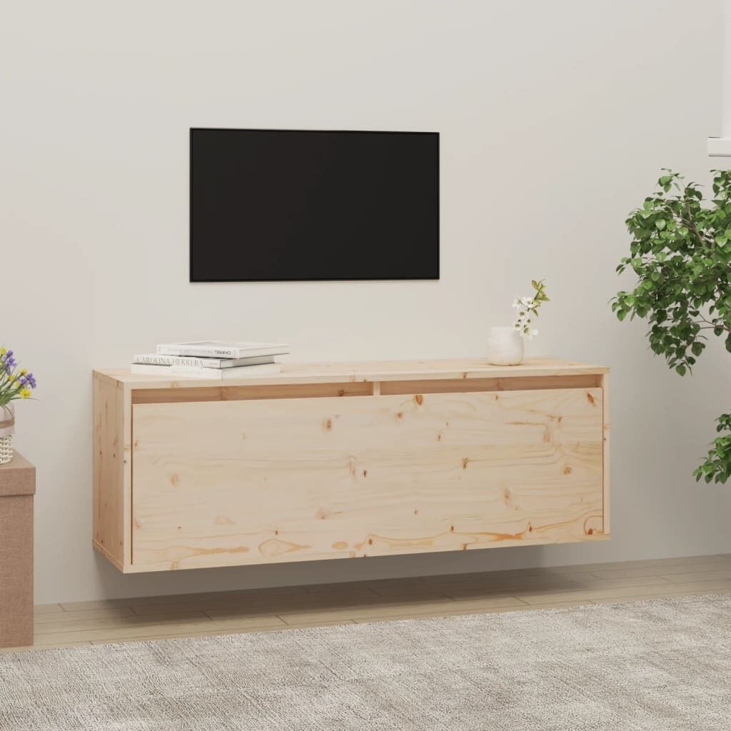 Wall Cabinet 100x30x35 cm Solid Wood Pine Wall Cabinet 100x30x35 cm Solid Wood Pine