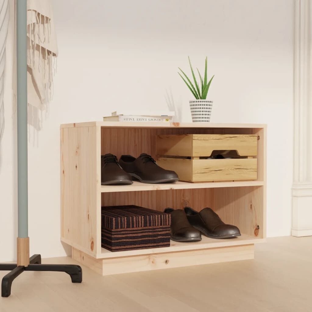 Shoe Cabinet 60x34x45 cm Solid Wood Pine Shoe Cabinet 60x34x45 cm Solid Wood Pine