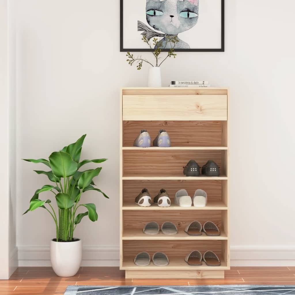 Shoe Cabinet 60x34x105 cm Solid Wood Pine Shoe Cabinet 60x34x105 cm Solid Wood Pine
