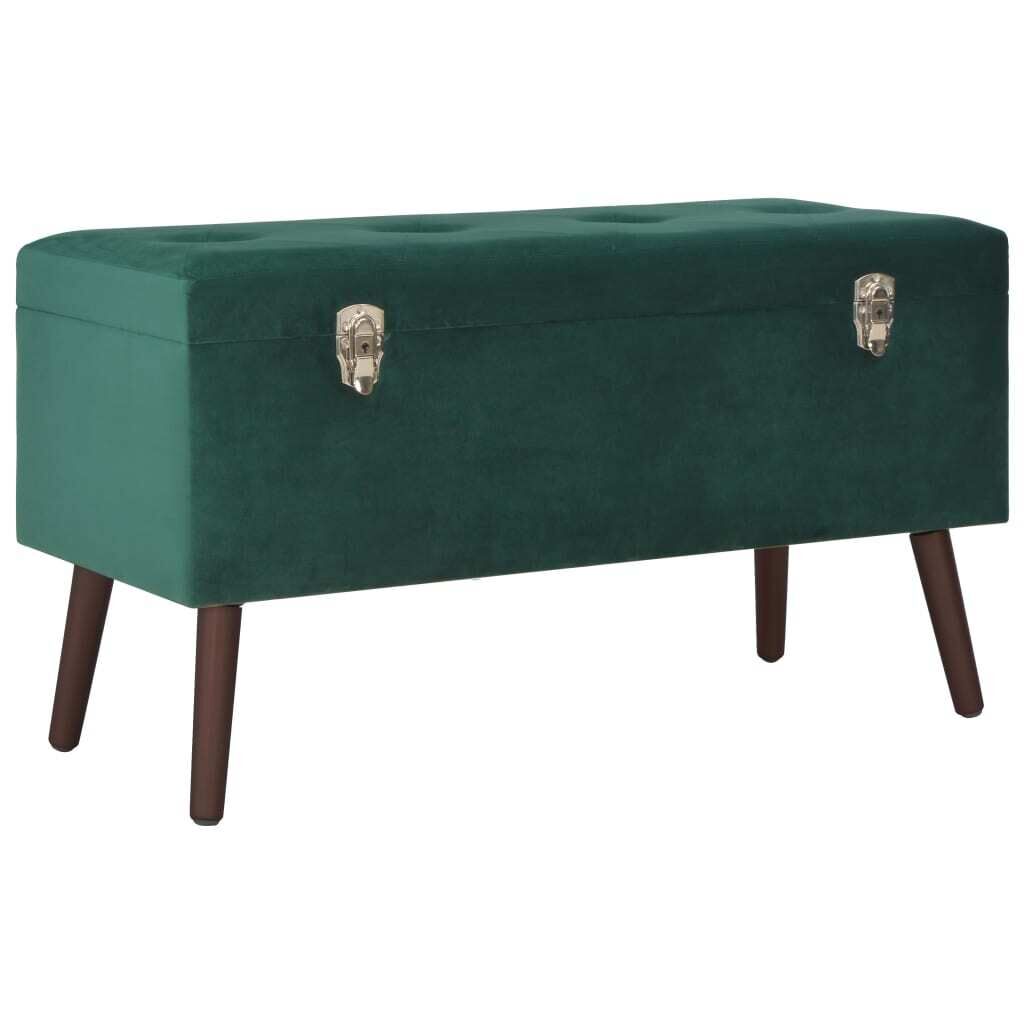 Bench with Storage Compartment 80 cm Velvet Bench with Storage Compartment 80 cm Velvet