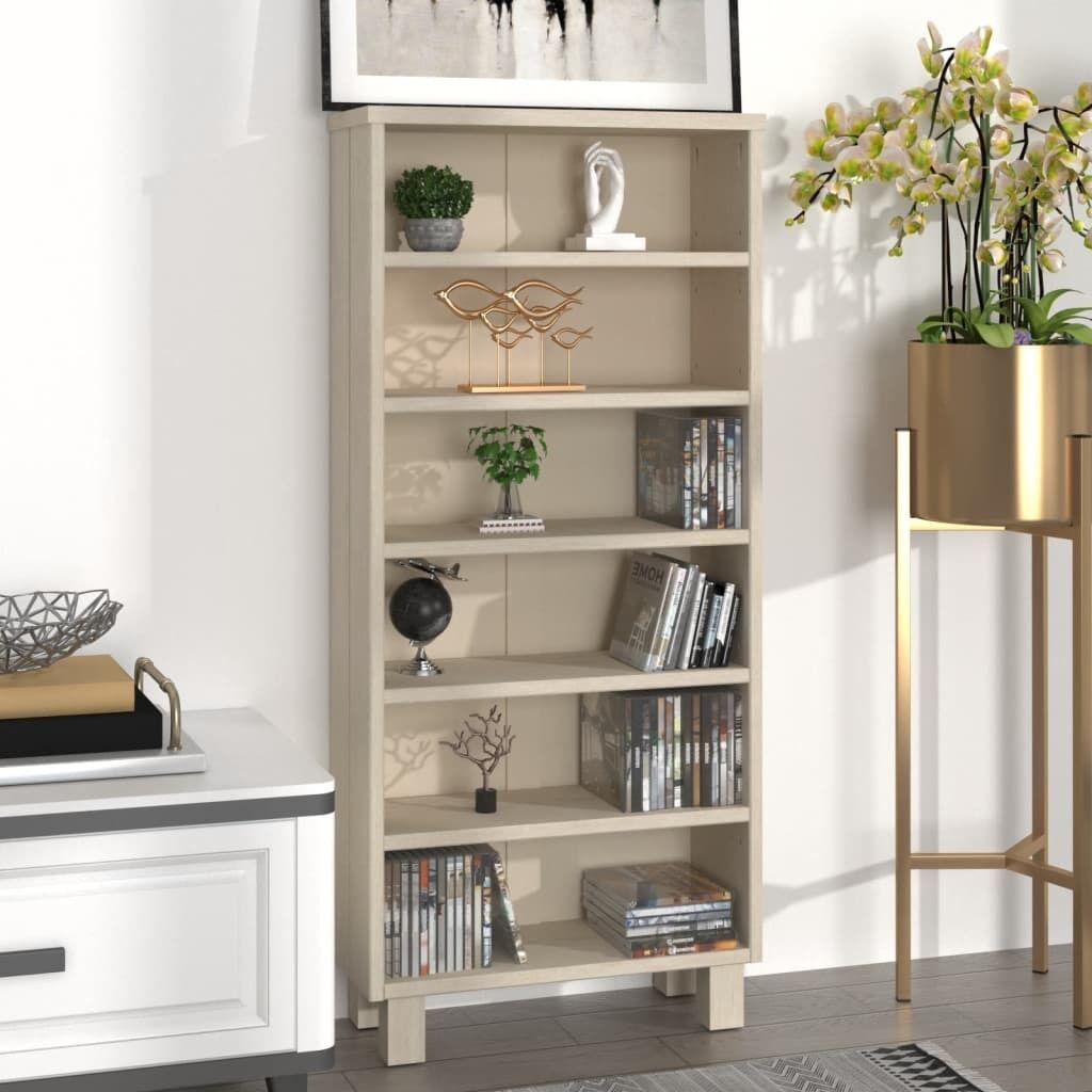 CD Cabinet Honey 45x18x100 cm Solid Wood Pine CD Cabinet Honey 45x18x100 cm Solid Wood Pine