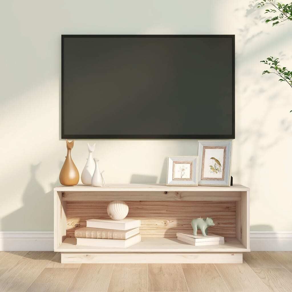 Olean TV Cabinet 90x35x35 cm Solid Wood Pine Olean TV Cabinet 90x35x35 cm Solid Wood Pine