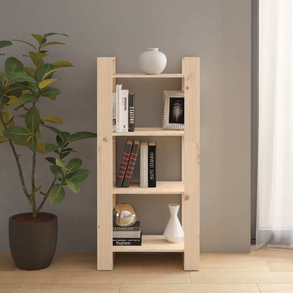Glossop Book Cabinet/Room Divider 60x35x125 cm Solid Wood Glossop Book Cabinet/Room Divider 60x35x125 cm Solid Wood