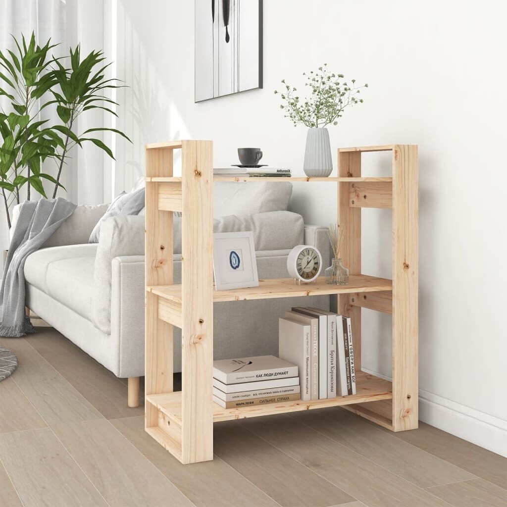 Ephrata Book Cabinet/Room Divider 80x35x91 cm Solid Wood Pine Ephrata Book Cabinet/Room Divider 80x35x91 cm Solid Wood Pine