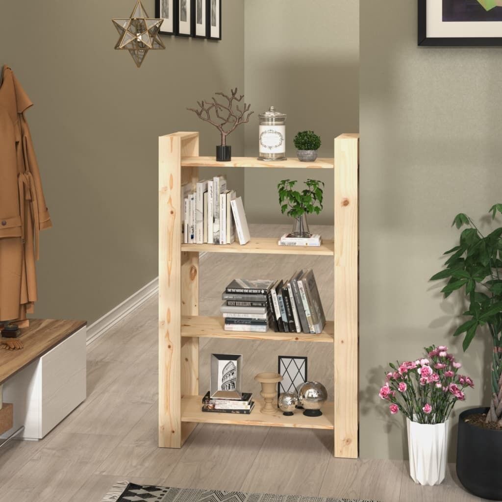 Westampton Book Cabinet/Room Divider 80x35x125 cm Solid Wood Pine Westampton Book Cabinet/Room Divider 80x35x125 cm Solid Wood Pine
