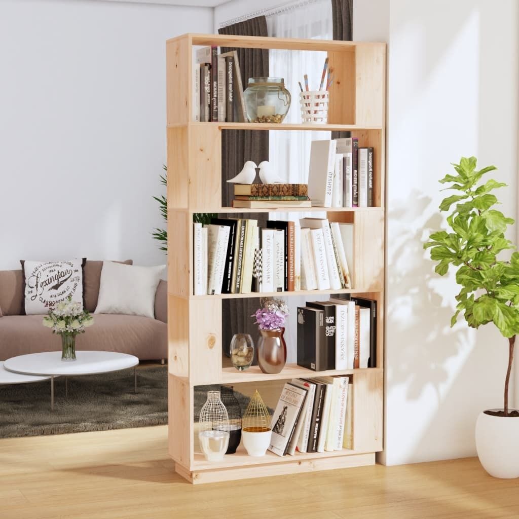 Dayton Book Cabinet/Room Divider 80x25x163.5 cm Solid Wood Pine Dayton Book Cabinet/Room Divider 80x25x163.5 cm Solid Wood Pine